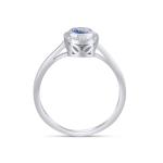 Sapphire Halo Ring