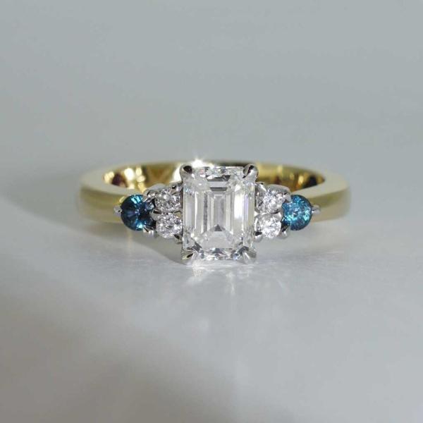 Carolina Emerald-Cut & Aquamarine