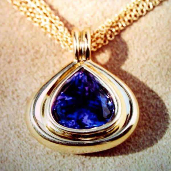 Tanzanite Teardrop Pendant